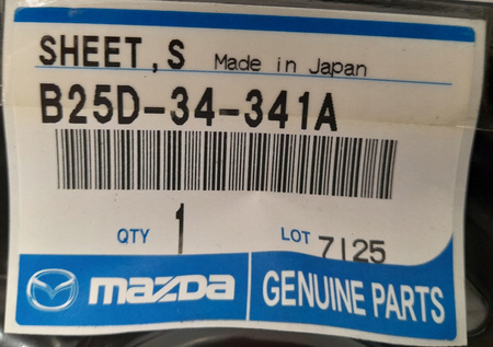 Podstawa sprężyny - Mazda 323 , Mazda Premacy_B25D34341A