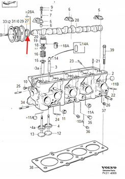 SIMMERING USZCZELNIACZ WAŁU PRZÓD B5 D5 VOLVO S60 V60 XC70 XC60 6842273