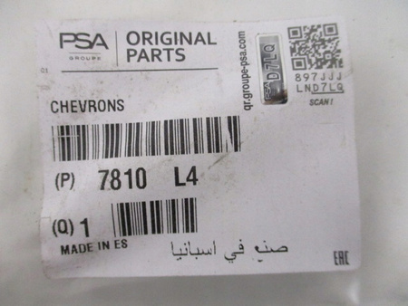 CITROEN C5 II HB EMBLEMAT LOGO KLAPY TYLNEJ NOWY 7810L4