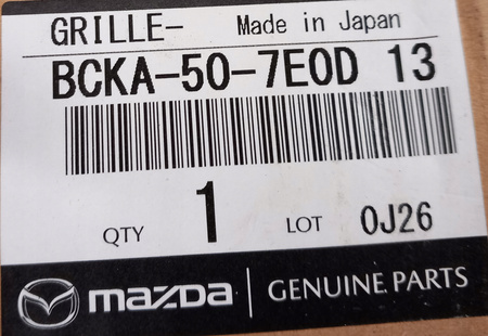 Maskownica górna chłodnicy - Mazda 3 BP_BCKA507E0D13