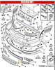 Kratka Wlotu Powietrza Citroen c5 II OE 7414JF
