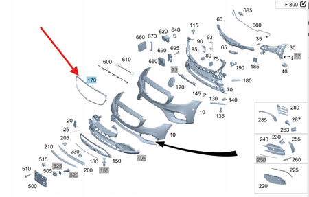 CHROMOWANA RAMKA GRILLA PRZÓD MERCEDES E klasa W213 W238 OE A2138850200