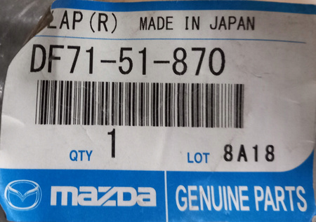 Chlapacz prawy tylny - Mazda 2 DE_DF7151870