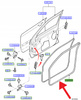 USZCZELKA DRZWI PRZÓD FORD MONDEO Mk4 2007- 1534564 _ 7S71-A20530-BB