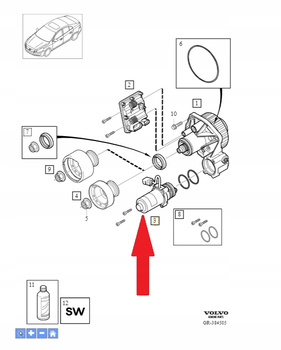 Pompa oleju Volvo OE