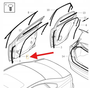 ZAWIAS PRAWY SCHOWKA PASAŻERA VOLVO V50 S40 2004- OE 30799623