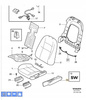 Panel fotela Volvo OE 39996510