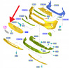GRILL ZDERZAKA PRZÓD FORD KUGA 2024- 2761594 _ RV4J-8138-AC5K9W