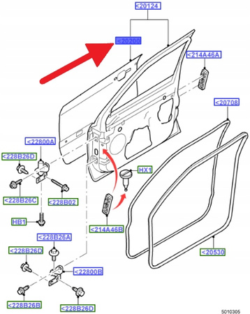 PRAWA ZEWN PŁYTA DRZWI PRZÓD FORD MONDEO 2007- OE 1546503 _ 7S71-A20204-AD