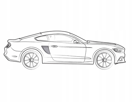 ZESTAW OWIEWEK BOCZNYCH FORD MUSTANG OE