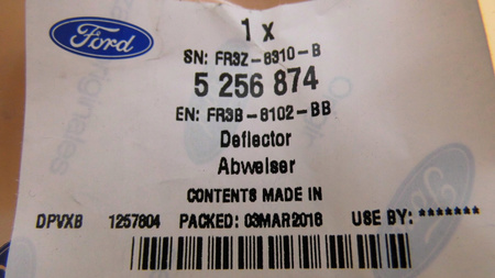 DEFLEKTOR POWIETRZA PRAWY FORD MUSTANG 2.3L 2015-