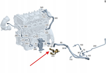 PRZEWÓD ODPOWIETRZAJĄCY BENZYNA OM274 MERCEDES OE A2740187301