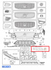 WSPORNIK MOCOWANIE TABLICY REJESTRACYJNEJ VOLVO XC60 2018- OE 32227716