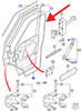USZCZELKA DRZWI PRZÓD FORD TRANSIT 2000- 05 OE 4467595 _ YC15-V20708-BD