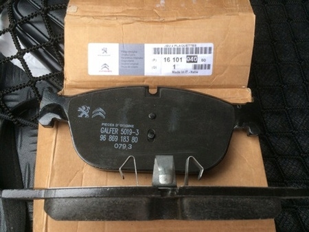 Citroen OE 1610104080 klocki hamulcowe