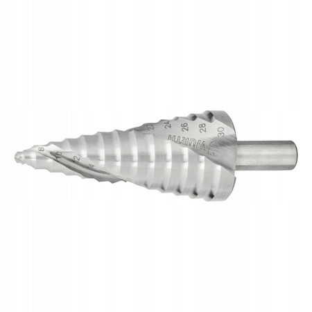 WURTH Stopniowe wiertło spiralne HSS Perf. D6-30MM