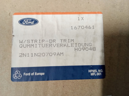 USZCZELKA DRZWI PRZÓD LEWA FORD FUSION 2002-2012 1670461 _ 2N11-N20709-AM