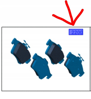 KLOCKI HAMULCOWE TYŁ FORD C-MAX Mk2 2012-2019 _1805813_AV61-2M008-BA