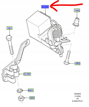 REDUKTOR SIŁY HAMOWANIA FORD FOCUS MK1 1998-2005 _1311119_98AG-2L358-AH