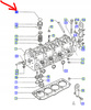 PODKŁADKA REGULACYJNA ZAWORU FORD 1.8L TDCi OE _ 6173602 _ 84FF-6K514-BBA