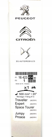 Pióro wycieraczki Citroen OE 1642340480