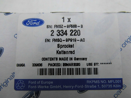 KOŁO ZĘBATA POMPY WTRYSKOWEJ FORD 1.5L TDCi _ 2334220 _ FM5Q-9P919-AC