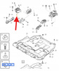 PRAWA GÓRNA PODUSZKA SILNIKA 2.0 B4 VOLVO XC40 EX40 2018- OE 32298305