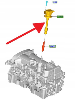 CEWKA ZAPŁONOWA 1.2 1.5 EB FORD KA+ FOCUS 2018- 2164215 _ GN1G-12A366-AA