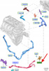 ZAWÓR NAGRZEWNICY 2.0 EB FORD KUGA 14- CONNECT 13- 2418888 _ CV61-18495-TE