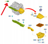 OBUDOWA FILTRA POWIETRZA 2.0L D FORD FOCUS KUGA 20- 2526895 _ JX61-9600-AB
