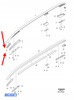 USZCZELKI LEWY RELING DACHU VOLVO XC90 2016- OEM/OE 31416880