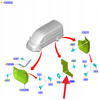 CHLAPACZ PROGU LEWY TYŁ FORD TRANSIT 2019- OE 2480455 _ KK31-280E13-AC