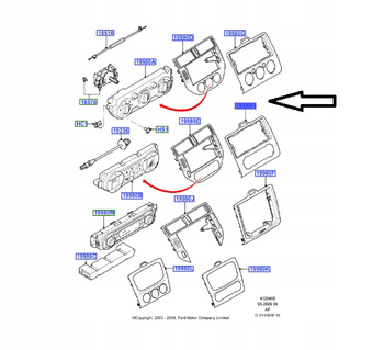 STEROWANIE KLIMATYZACJĄ FOCUS MK2 2004- 2008 1509713 _ 4M51-18522-HDSMDJ