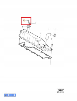 Śruba M6x90 Volvo OE 982770