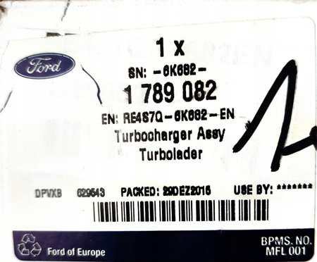 TURBOSPRĘŻARKA FORD MONDEO Mk3 2003-2007 2.0 TDCI