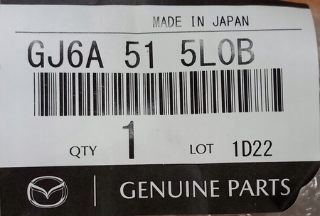 Odbłysk lewy boczny - Mazda 6 GG GY_GJ6A515L0B