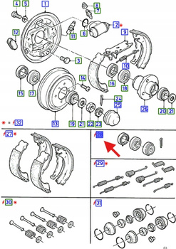 WSPORNIK WZMACNIAJĄCY LEWY PRZÓD FOCUS 1998-2001 1147072 _ PXS41-A103K65-CA