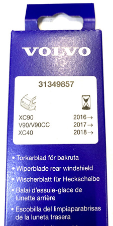 Pióro tylnej wycieraczki Volvo OE 31349857