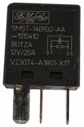 PRZEKAŹNIK 4 STYKI 20AMP FORD FOCUS FIESTA OE 1425751 _ 5M5T-14B192-AA