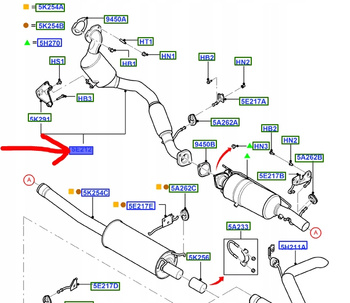 KATALIZATOR FORD TRANSIT Mk6 2013-2014 2.2 TDCI _1842395_CC11-5E211-DC