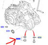 KOREK SPUSTOWY OLEJU SKRZYNI BIEGÓW MONDEO S-MAX 1862325 _ AG91-7010-BA 