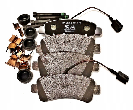 Klocki hamulcowe tylne Citroen JUMPER III 16124340