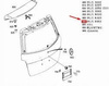 NAPIS GLK 350 MERCEDES A2048170915