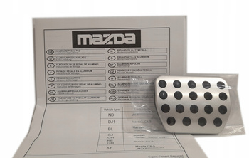 ALUMINIOWA NAKŁADKA NA PEDAŁ HAMULCA MAZDA  CX-5 KF OE_K0E1V9093A