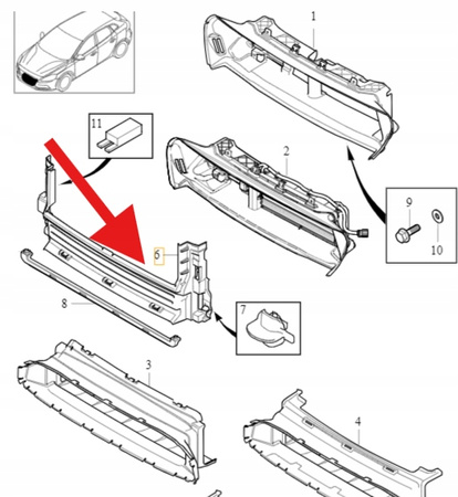 WLOT KIEROWNICA POWIETRZA VOLVO V40 2013- OE 31383998