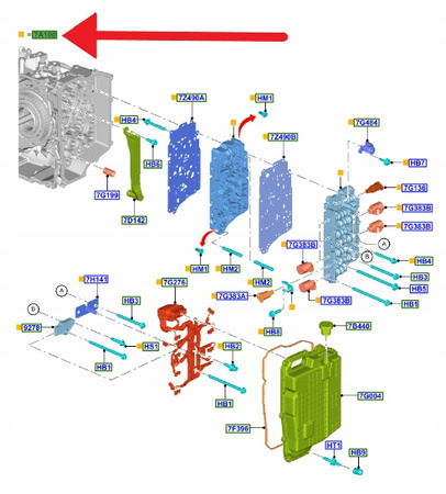 KOMPUTER SKRZYNI BIEGÓW 8F35 FORD KUGA SMAX 18- 2302928 _ KTJM5P-7A100-AA