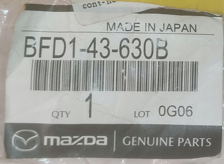 Przewód elastyczny podciśnienia - Mazda 2 3 6 CX-3_BFD143630B