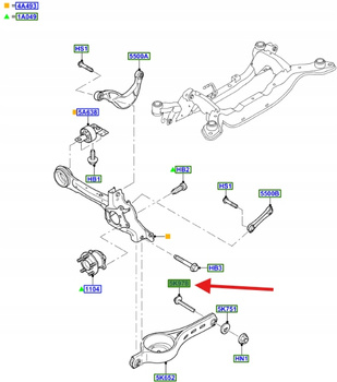 ŚRUBA 1377452 _ 6G91-5K978-AA