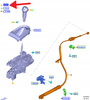 DŹWIGNIA ZMIANY BIEGÓW 6R80 FORD MUSTANG 2015- 17 2200240 _ GR3P-7K004-GE