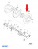 Tarcze hamulcowe ty? 15" Volvo XC40 OE 32300124